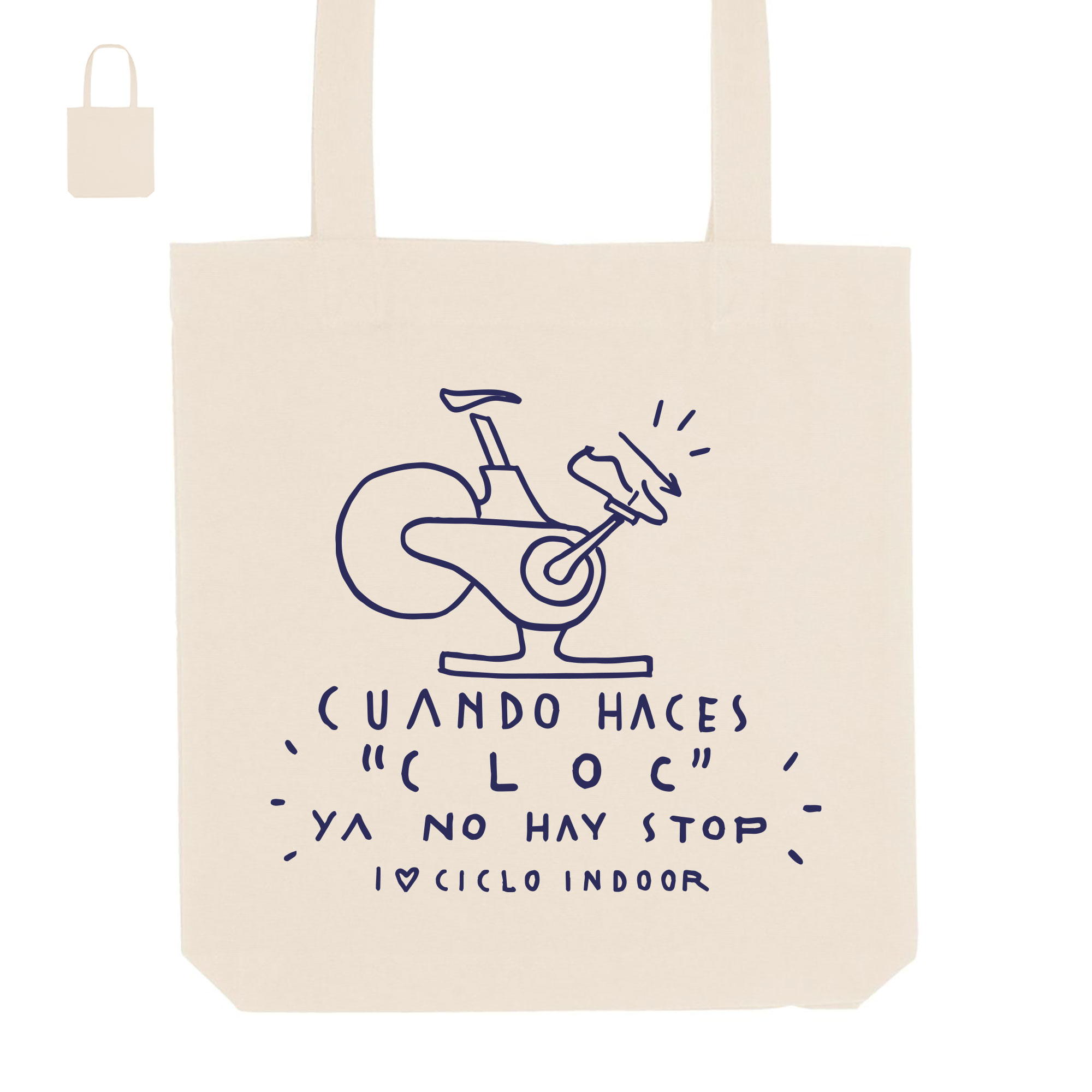Tote bag NEVER STOP