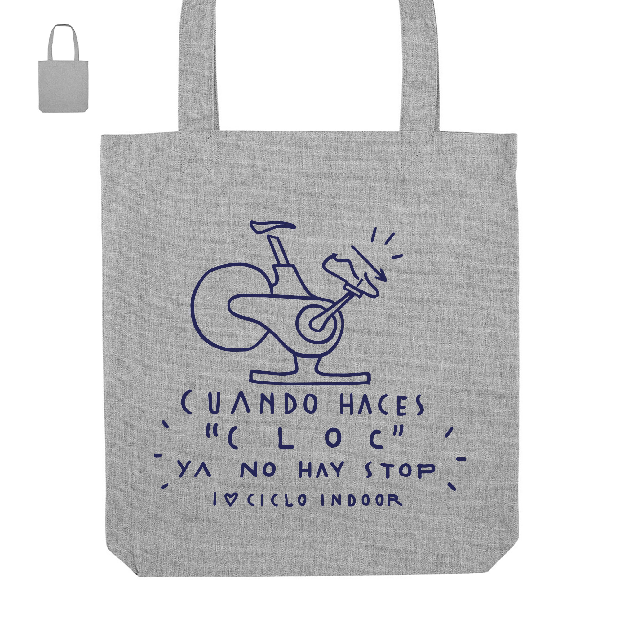 Tote bag NEVER STOP